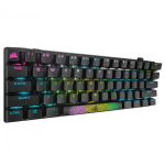 Corsair Corsair K70 PRO MINI WIRELESS CHERRY MX Red Switch RGB US klaviatuur RF juhtmeta &uuml;hendus + Bluetooth QWERTY Inglise Must