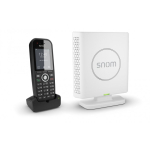 Snom M430 Digitaalse juhtmeta tehnoloogia (DECT) telefon Helistaja ID Must, Valge