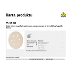 Klingspor Abrasive grinding disc ps33bk, open fi 150 gr 150 (45543f) 100 pcs.