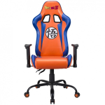 Subsonic DBZ Lauaarvuti m&auml;nguri tool Polsterdatud pehme iste Hall, Oranž