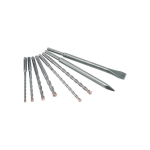 Drill Drill Alpen 500008100 Forets pour perforateur SDS, Gris, Set de 8 Pi&egrave;ces