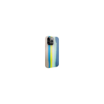Evelatus Apple iPhone 15 Pro Max Silicone case Multi-Colored Blue Pink