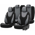 Car Car seat cover set otom ruby 1202 grey/black 3 zip