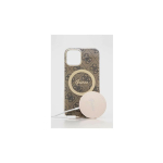 Zestaw Zestaw Guess GUBPP12MH4EACSW Case+ Charger iPhone 12|12 Pro brąz