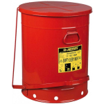 Justrite Combustible Waste and Oily Wipes Container - FM/UL Approved Container. 79 L
