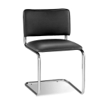 Visitor's Visitor's chair Nowy Styl SYLWIA V-2, artificial leather, gray sp.