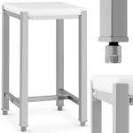 Meat Meat Grinder Royal Catering Meat cutting block with steel base
