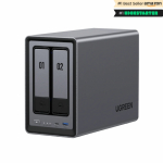 Ugreen NASync DXP2800 NAS System 2-Bay Kompaktne Intel&reg; N N100 8 GB DDR5 0 TB UGOS Pro Must