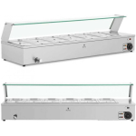 Royal Royal Catering Buffet heater with glass protection, 6 GN 1/3 capacity, 2100 W