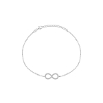 Brilio Brilio Silver Beautiful silver infinity bracelet BRC64W