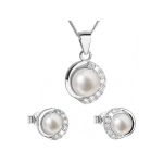 Evolution Evolution Group Luxury silver set with real pearls Pavon 29022.1