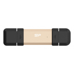 Silicon Silicon Power DS72 USB-v&auml;lkm&auml;lu 500 GB USB Type-A / USB Type-C 3.2 Gen 2 (3.1 Gen 2) Kuld
