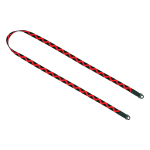 ARTISANARTIST Artisan & Artist I ACAM-318 I Silk Camera Strap w/ Traditional Japanese Pattern (Long) Black/Red