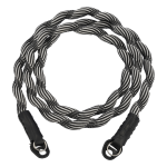ARTISANARTIST Artisan & Artist I ACAM-708 I Spiral Cord Strap (Long), Black/White