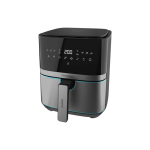 Cecotec Cecofry Full InoxBlack 5500 Pro &Uuml;ksik 5,5 l Eraldiseisev 1700 W Kuuma&otilde;hu frit&uuml;&uuml;r Must, Satiinviimistlusega teras