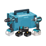 Akumuliatorite Akumuliatorite t&ouml;&ouml;riistade komplekt MAKITA 18V 2x5,0Ah DLX2535TJ