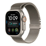 I&scaron;manus I&scaron;manus Apple Watch Ultra 4 GPS + Cellular 49mm loodusliku titane korpus koos loodusliku titane Milanese kompleksiga - M