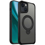 Etteri Matt Mag Ring kate iPhone 13 6,1" musta