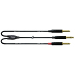 Cordial CFY 3 VPP audiokaabel 3 m 2 x 6.35mm 6.35mm Must