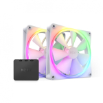 NZXT F140 RGB TWIN Arvuti korpus, Protsessor Ventilaator 14 cm Valge 2 tk