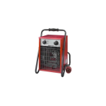 Euromac EK5001 Must, Punane 5000 W Elektriline soojapuhur