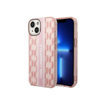 Case Case Karl Lagerfeld KLHCP14MHKLSPCP iPhone 14 Plus 6.7 Inch Hard Case Pink/Pink Mono Vertical Stripe