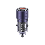 Charger Charger Usams Charger samochodowa USAMS C36 USB-A+USB-C 95W Fast Charge purple/violet (US-CC176)