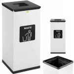 Ulsonix Steel box for sorting mixed waste 30.5x30.5x70cm 60L