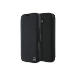 Case Case Mercedes MEBKP16S23RBGVK iPhone 16 6.1" black/black Leather Wood Imitation