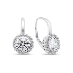 Brilio Brilio Silver Charming silver earrings with clear zircons EA746W