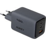 AUKEY PA-C5 wall charger 100W gray Mobiiltelefon Hall Vahelduvvool Automaatne
