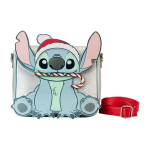 Loungefly Disney Stitch Holiday glitter crossbody bag