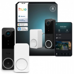 Philips Hue Secure video-ovikello + Smart Chime -heliseja, tootepakett