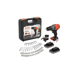 BLACK BLACK & DECKER 18V L&ouml;&ouml;ktrell koos 2 x 18V 2.0Ah akudega