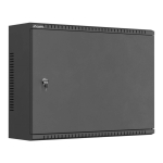 Lanberg paigalduskapp TPR 10" ja 19" koos v&otilde;rgupaneeliga 560x420x180 must (kokku pandud)
