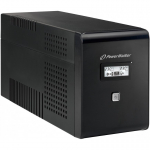 PowerWalker VI 1500 LCD puhvertoiteallikas (UPS) 1,5 kVA 900 W 2 vahelduvvoolu kontakt