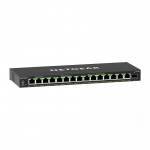 NETGEAR GS316EP-100PES v&otilde;rgul&uuml;liti Juhitav Gigabit Ethernet (10/100/1000) Power over Ethernet tugi Must