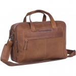 The The Chesterfield Brand Ryan Computer Bag for 17" Laptop, Cognac