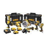 DEWALT COMBO SET 18V 6 &ndash; PCS + 3 x 5.0Ah + 2x DS300 DCK623P3