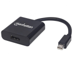 Manhattan 152570 videokaabliadapter Mini DisplayPort HDMI t&uuml;&uuml;p A (Standard) Must