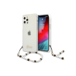 Guess GUHCP12MKPSWH iPhone 12/12 Pro 6.1quot Transparent Hardcase White Pearl