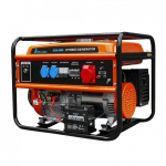 Extralink EX.30370 mootor-generaator 5000 W 25 l Maagaas, Veeldatud naftagaas (LPG), Bensiin Must, Oranž