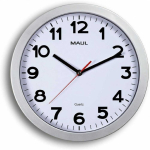 Wall Wall clock MAUL Step, diameter 40 cm, silver sp.