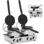 Royal Royal Catering Double bubble waffle maker TEFLON 2 x 1400 W