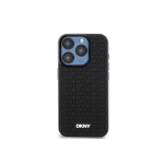 Case Case DKNY DKHCP15S3DRPWK iPhone 15 / 14 / 13 6.1" black/black hardcase 3D Rubber Repeat Pattern