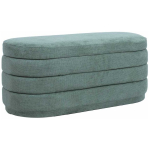Bench HIRO 104x44xH44cm, green, with storage