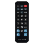 Vivanco RR Z130 kaugjuhtimispult TV Vajutusnupud