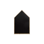 Atmosphera Cottage-shaped black chalkboard with wooden frame is ideal for a children's room
