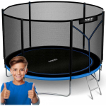 10 10 ft / 312 cm garden trampoline with outdoor net and Neo-Sport ladder