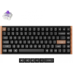 Keychron K2 HE Wireless - US Layout - Gateron Magnetic Nebula Carbon Black (K2H-F1) Magnetic Wireless Gaming Keyboard